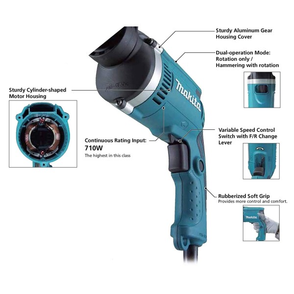 Makita HP1630 Impact / Hammer Drill